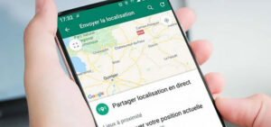 partager votre localisation sur WhatsApp