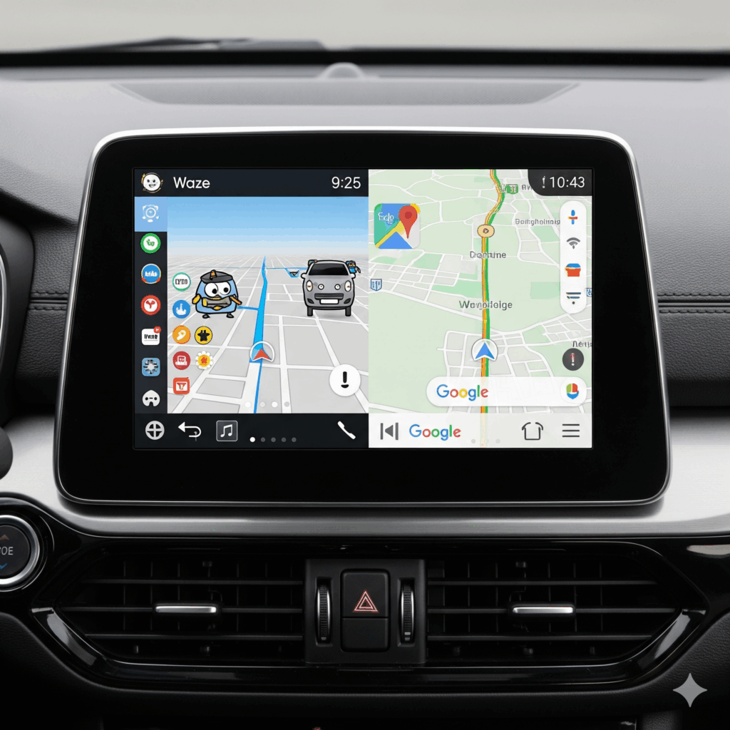 visuel post waze google maps