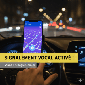 Post waze Signalement Conversationnel