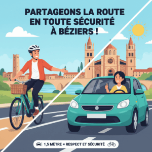 post Partageons la route en toute sécurité à Béziers