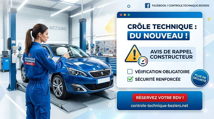 DU NOUVEAU POUR VOTRE CONTRÔLE TECHNIQUE